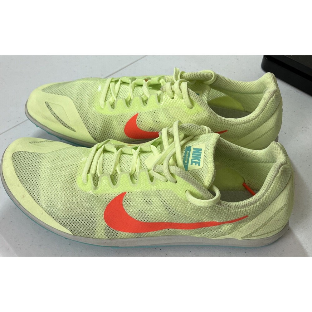 Nike Mens Size 10.5 Zoom Rival D Mens Running Cleats Shoes Green 907566-700 - Picture 4 of 10